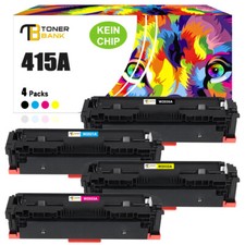 4 XXL TONER Für HP 415A LaserJet Pro M454 dn dw MFP M479 dw fdn fdw fnw No Chip