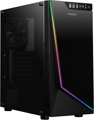 GAMDIAS Mid Tower Case - Black (  GD-ARGUS M1)