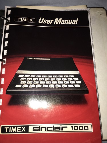 TIMEX USER MANUAL / TIMEX SINCLAIR 1000