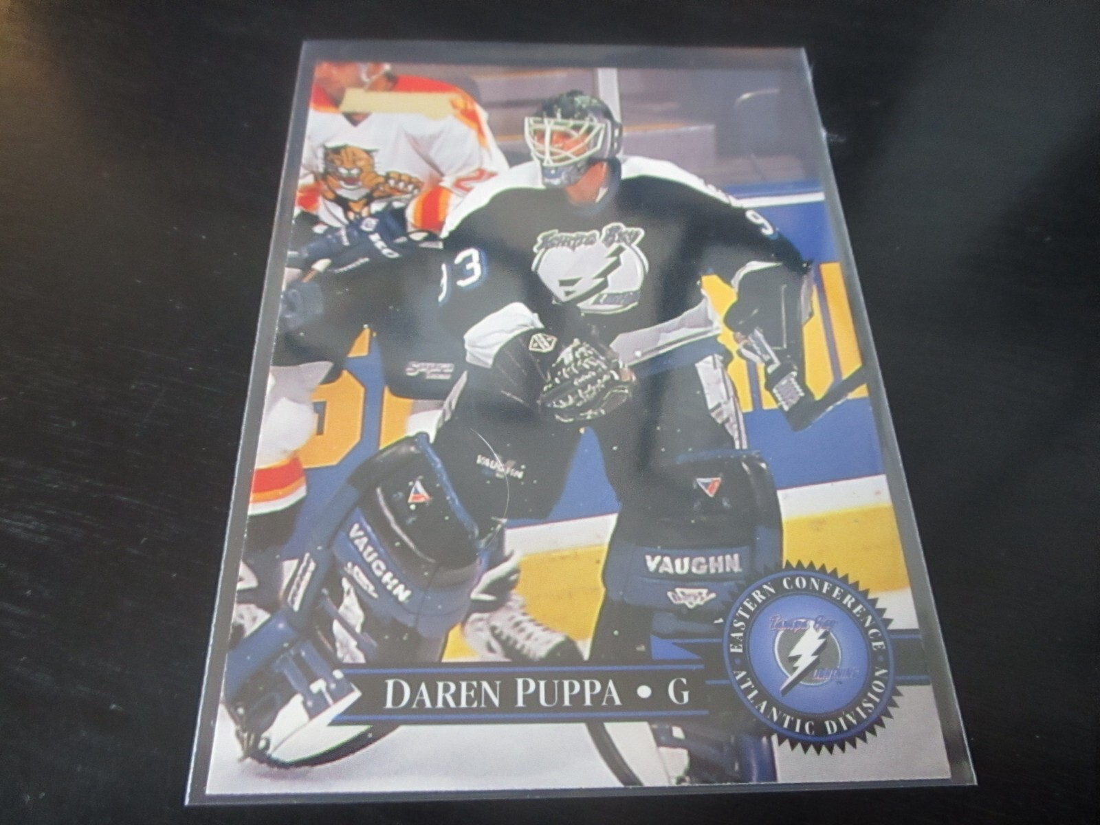 daren puppa (tampa bay lightning - goalie) 1995/96 donruss card #84 mint