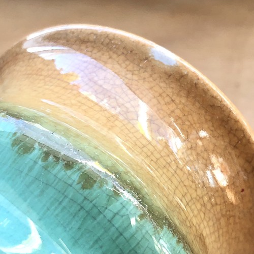 Vintage 1930s ‘Newtone Bakewells’ drip glaze ceramic vase. Australian Pottery. - Picture 19 of 21