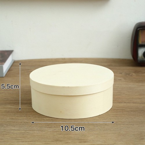 2PCS Cheesecake Box Wood Round Bread Dessert Fruit Salad Gifts Packing Box - Picture 20 of 26