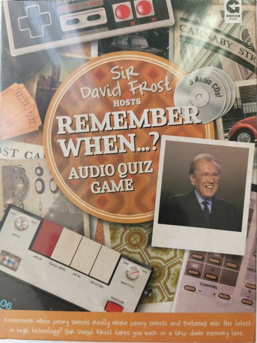 Remember When...? Audio Quiz Spiel Hosts Sir David Frost, neu versiegelt, tolles Geschenk - Bild 2 von 8