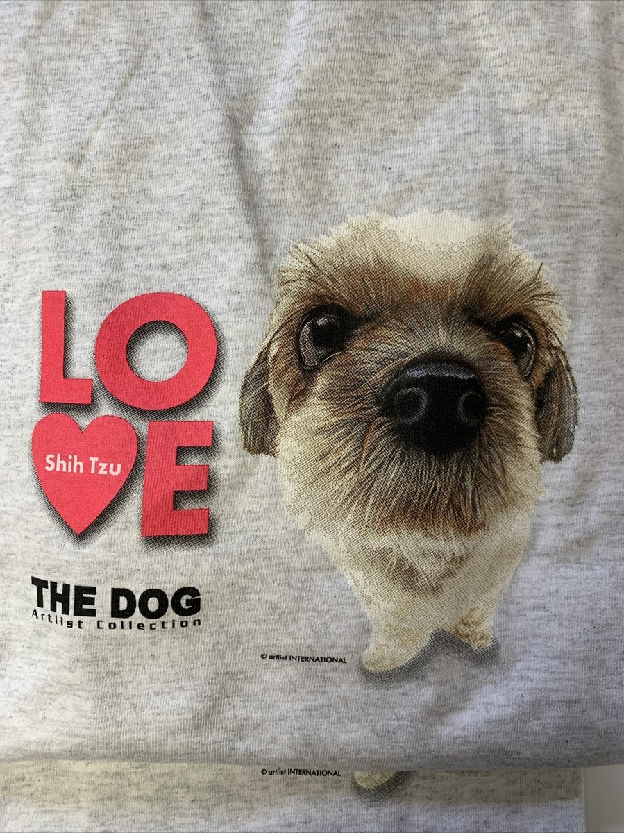 Vintage Love THE DOG Artlist Collection Shih Tzu LARGE T