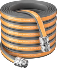 Garden Hose 100FT, 5/8" Lightweight Lay Flat Water Hose, Custom Length, Flexible