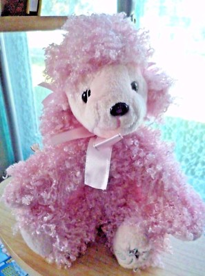 Russ Shining Stars pink poodle puppy dog plush stuffed animal toy