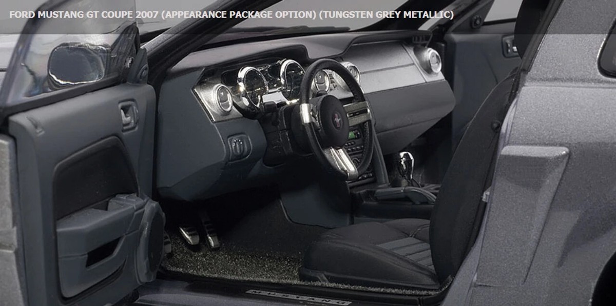 2007 FORD MUSTANG SHELBY GT APPEARANCE PACKAGE TUNGSTEN GRAY