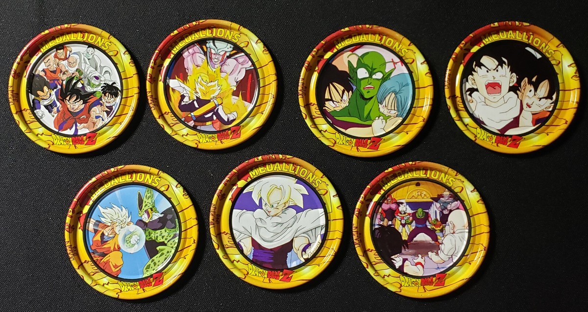 ヴィンテージ DRAGON BALL Z ドラゴンボール 魔タンクトップ 集英社 Dragon Ball Z Vintage 2001 Medallions Lot (7) Irwin Goku