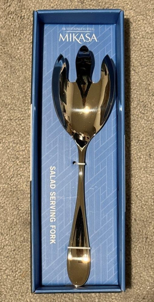 MIKASA Bravo 5080627 18/10 Stainless Steel Salad Serving For