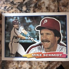 Topps 1988 Topps Big Mike Schmidt #88 Rookie Card Philadelphia Phillies MLB