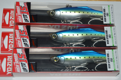 3 lures yo zuri high speed vibe 5.25'' up to 15 knots wire thru r1303-ciw sardine
