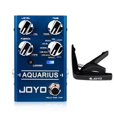 JOYO Digital Delay & Looper Guitar Pedal 8 Delay Effects Multi Mode +Guitar Capo