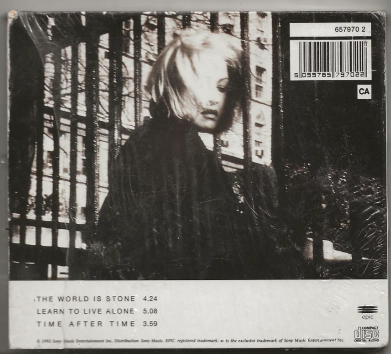 CYNDI LAUPER THE WORLD IS STONE 3-TRACK CD SINGLE FROM AUSTRIA IN DIGIPAK, MINT - Image 2 of 2