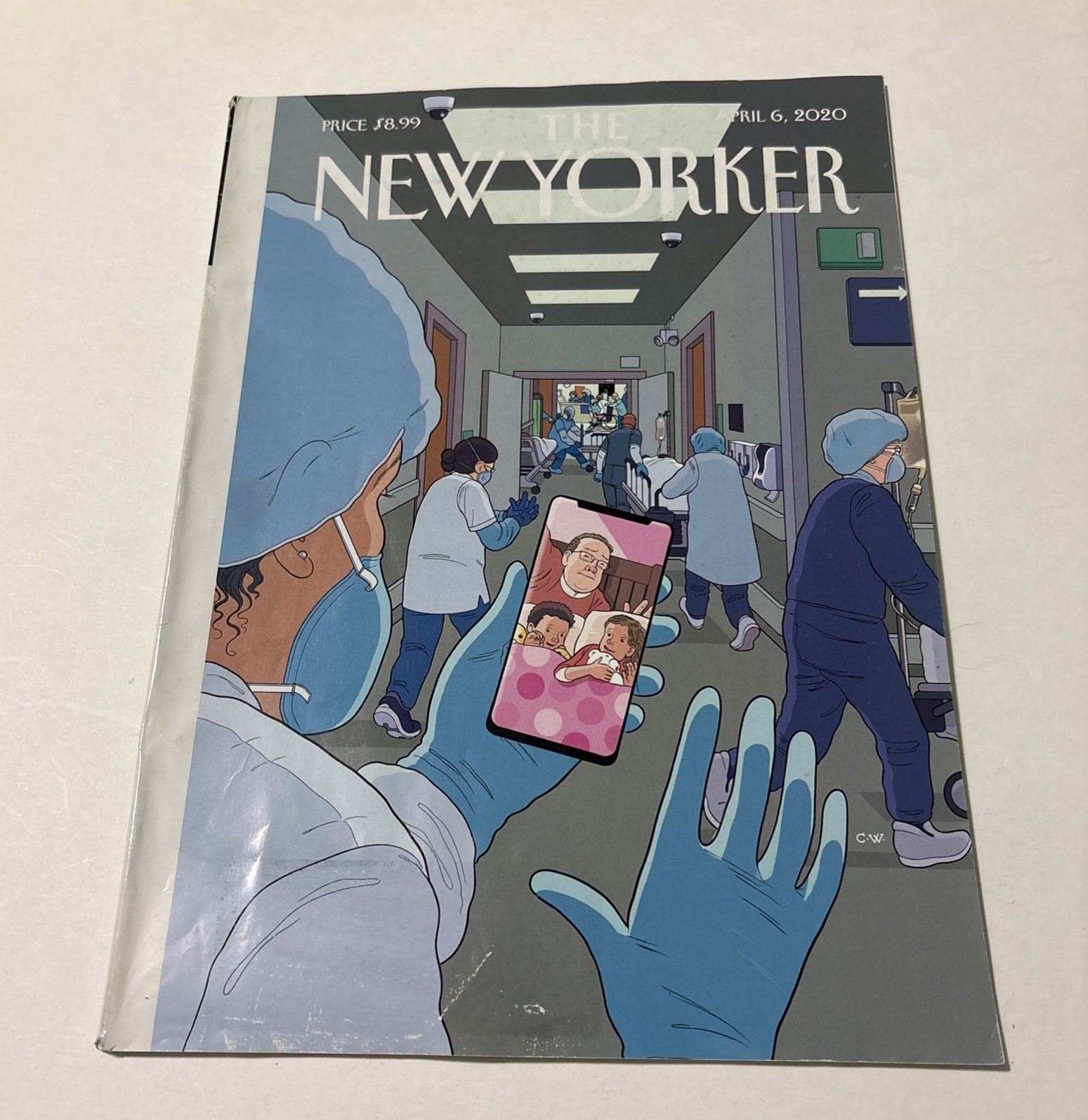 The New Yorker Magazine April 6, Cover Chris Ware “ Bedtime”