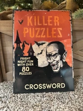 Killer Puzzles Crossword Book – 80+ Horror Themed Puzzles by Hinkler New