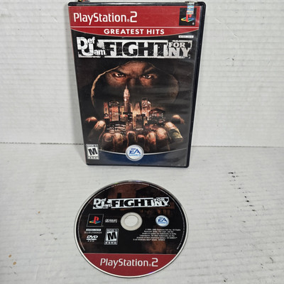 Def Jam Fight for NY - No Manual - Greatest Hits (Playstation 2, 2004) Working 
