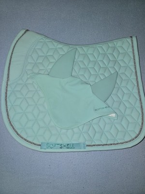 Harry's Horse Schabracken Set Softshell mintgrün VS/Full