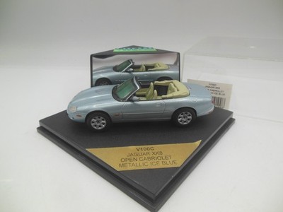 Vitesse V100C Jaguar XK8 OPen Cabriolet in Metallic Ice Blue  1:43 Scale