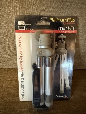 Sunpak Platinum Plus mini-D Tabletop Tripod Ball Head 360° Rotation for Camera