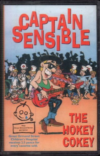 Captain Sensible Hokey Cokey cassette UK Total 1994 cassette single plays same