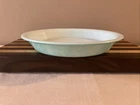 Vintage 209 Pyrex Ovenware Turquoise Pie Plate 8 1/2” Shiny White Milk Glass