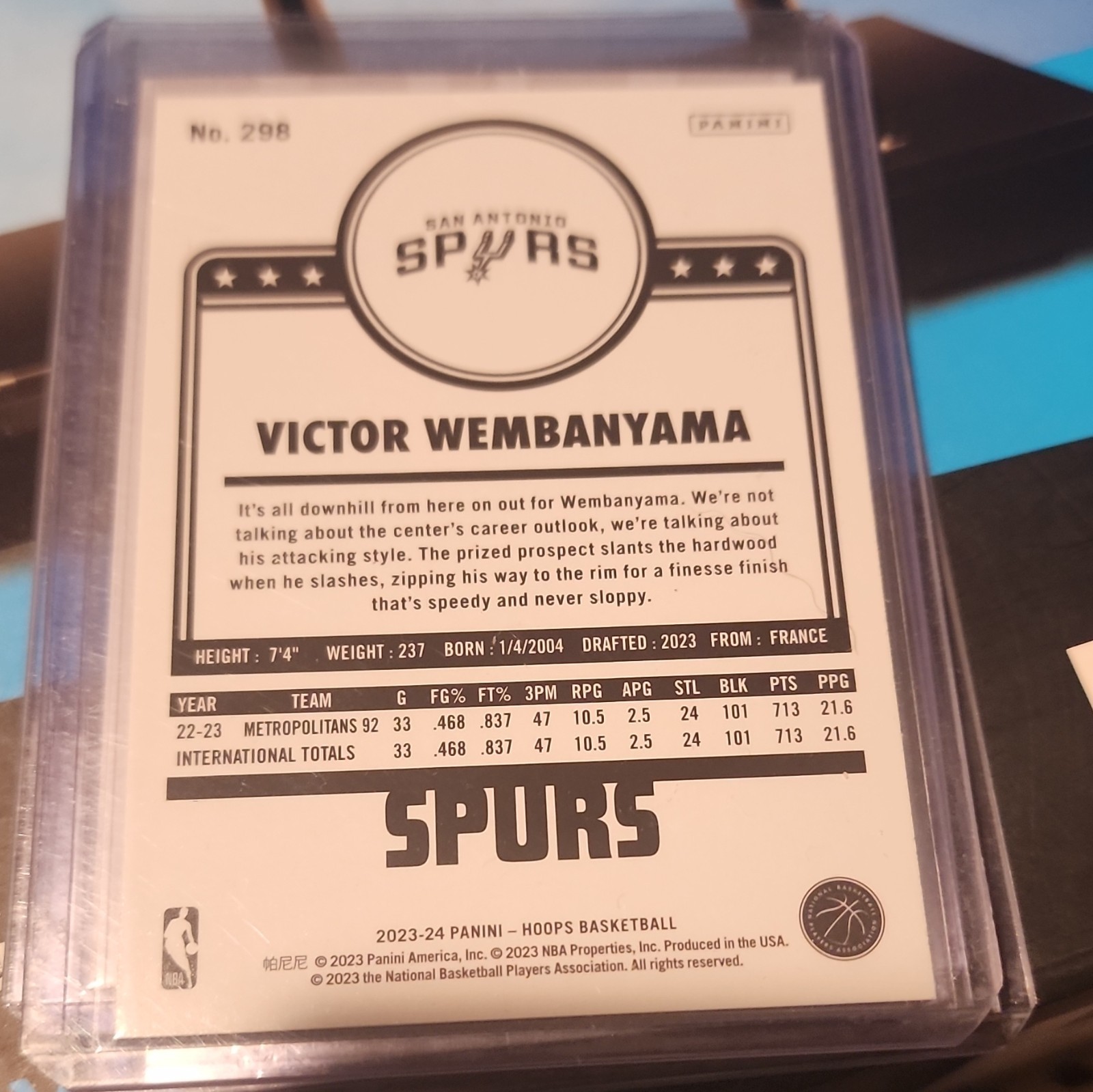 Panini NBA Prizm/Select/Contenders 8-Card Lot Wembanyama RC 2 Autos view 8