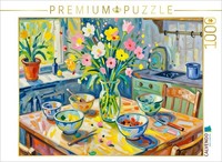 Calvendo Puzzle Bouquet Of Colors - Table With A Bouquet | 1000 Pieces, Finished
