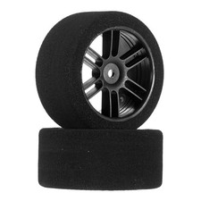 BSR Racing Tires Rear 30mm Nitro Touring Foam Tire Blk Whl 35 2 BXRF3035B RC