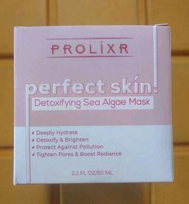 Prolixr Perfect Skin Detoxification Sea Algae Mask From India 2.2 Oz EXP 07/29