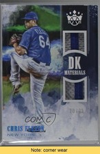 2018 Panini Diamond Kings DK Materials Holo Blue 13/25 Chris Flexen READ 1j6