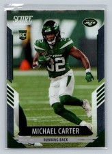 Michael Carter 2021 Panini Chronicles Score Update Rookies Silver #407 RC Jets