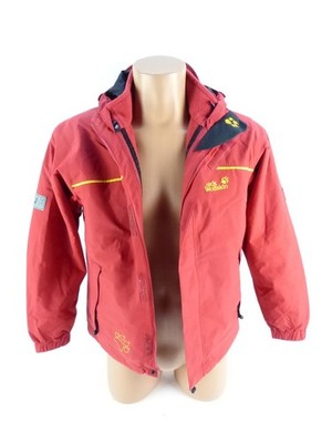 Jack Wolfskin Kinder Anorak Jacke Texapore Gr. 152 Rot Kapuze (18087)