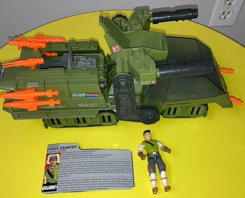 Gi Joe 1986 H.A.V.O.C.   100% Complete With Cross Country V1 & File Card.
