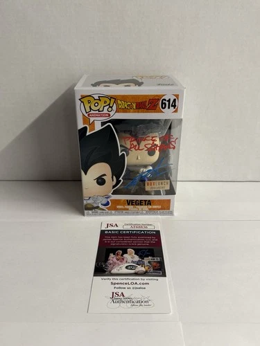 Vegeta Signed Funko Pop Chris Sabat JSA COA 614 Dragon Ball Box Lunch Exclusive