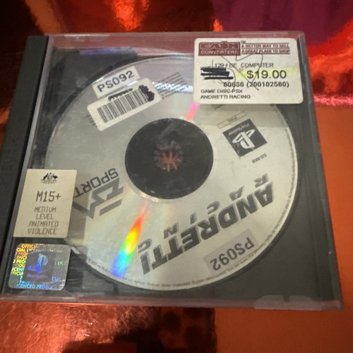 Andretti Racing - Sony PlayStation 1 PS1 PAL