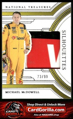 2024 Panini National Treasures #SS-MMD Michael McDowell Silhouettes #/99
