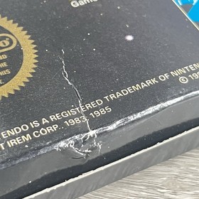 10-Yard Fight (Nintendo Entertainment System, 1985) NES CIB 5 Screw Hangtab