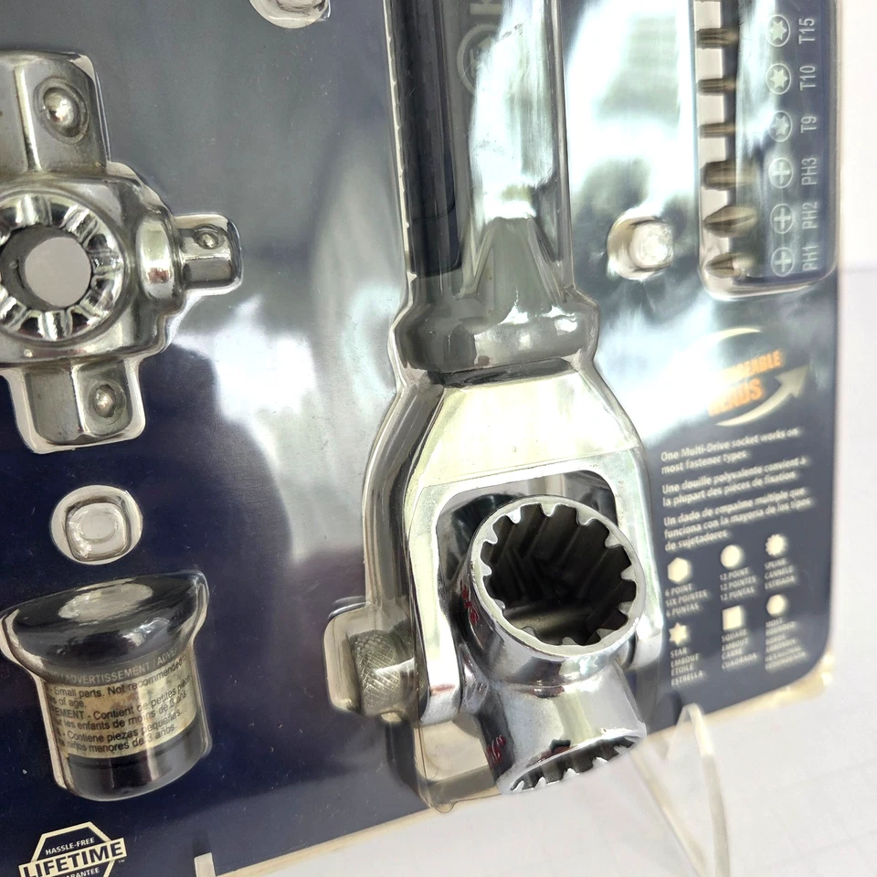 Nuevo Kobalt 15 piezas Llave Multi-Drive Herramienta Cabezales Intercambiables #0105129 Foto 3 de 4