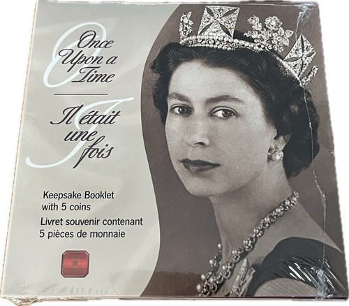 2002 CANADA “ONCE UPON A TIME” Keepsake Booklet w/5-50 Cent Golden Jubilee Coins