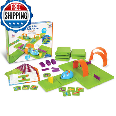 Learning Resources Code Go Robot Mouse Activity Set - Robotics Kit For Kids Pet