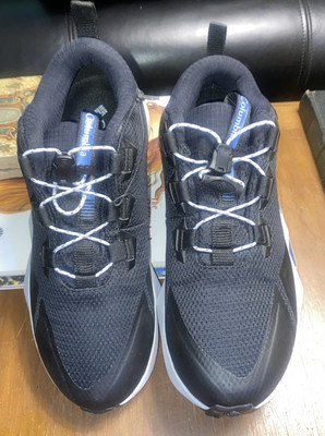 PLZ READ! COLUMBIA Facet 30° Outdry Trail Running Shoes-Black/Blue-US5/EU37-NWOB