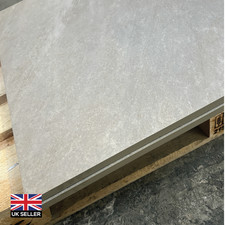 Outdoor Light Grey Square Porcelain Paving Tiles Large Slabs Patio 800x800x20mm