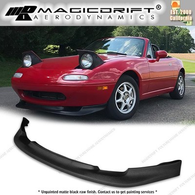 For 90-97 Mazda Miata MX-5 GV Style Front Bumper Lip Spoiler Apron Painted PU