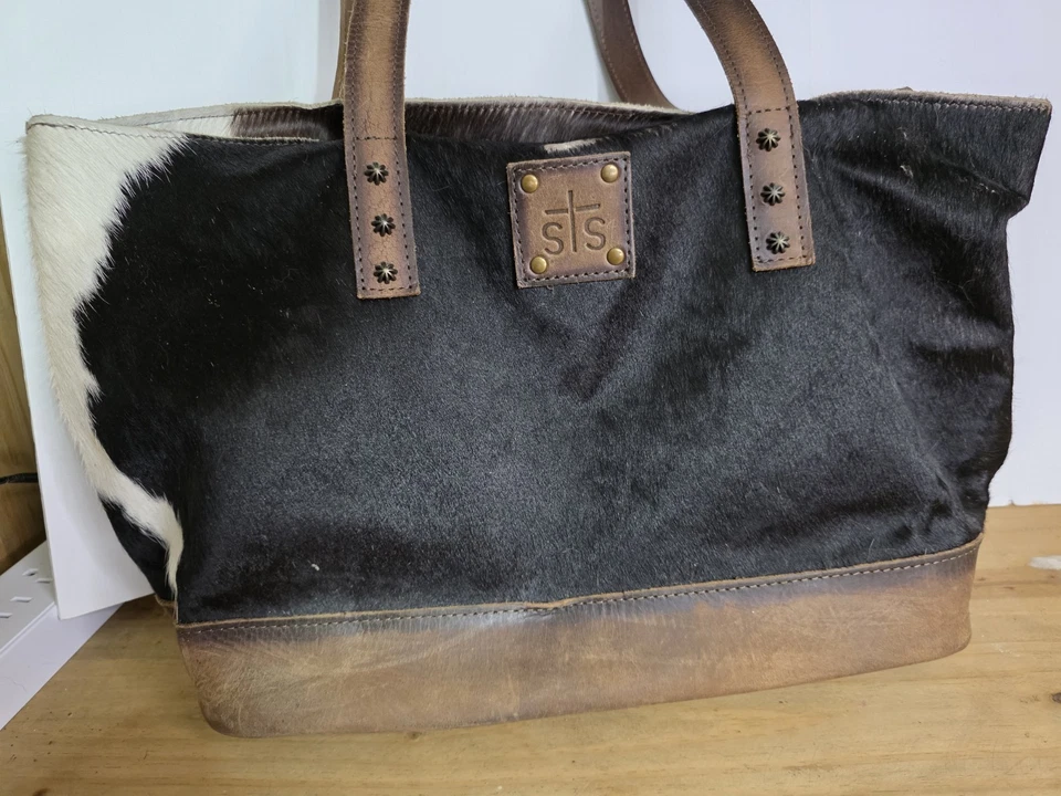 Bolso de mano para mujer STS Ranchwear - cuero de vaca con soporte para pistola incorporado Foto 2 de 4