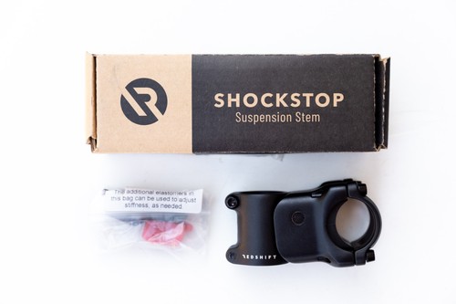 Redshift Sports ShockStop Stem - 55mm, 31.8 Clamp, +/-6, 1 1/8", Aluminum, Black
