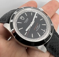 TUDOR GRANTOUR DATE AUTOMATIC REF 20500N  BLACK DIAL MEN'S WATCH 42 mm.PERFECT