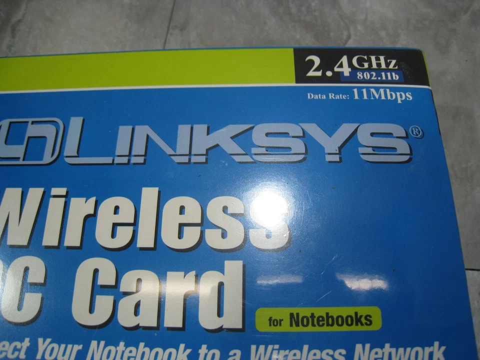 Linksys WPC11 Wireless PC Card 2.4GHz 802.11b WiFi Adapter New Sealed Notebook - Image 3 of 4
