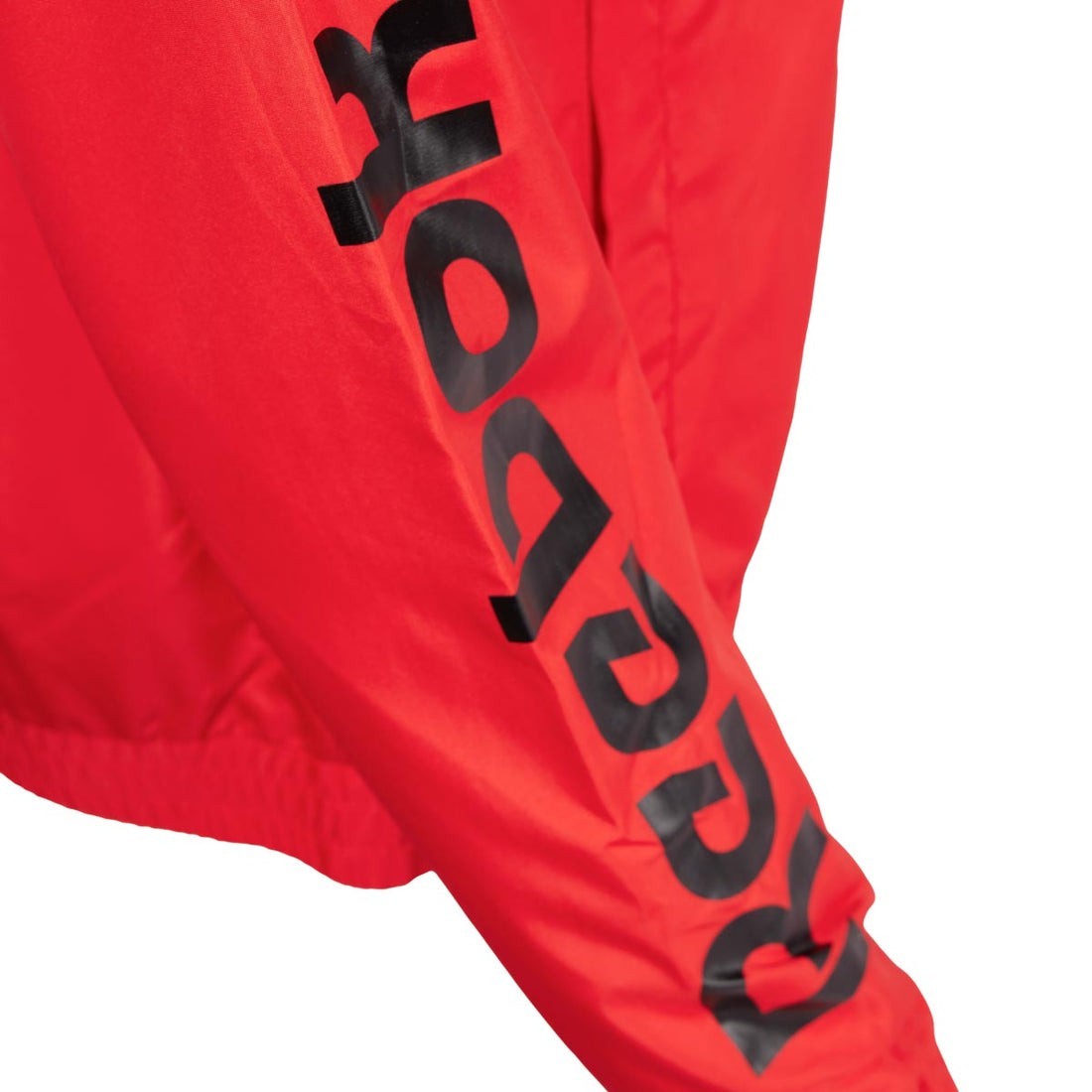 Men’s Reebok $125 Lightweight Hooded Red Windbreaker Jacket Size Large NWT thumbnail 5