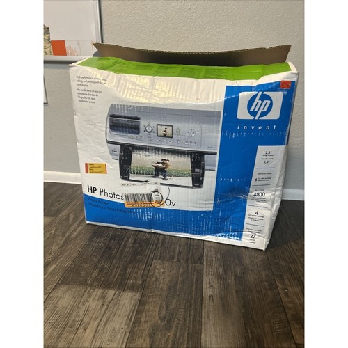 HP Photosmart 8150 Digital Photo Inkjet Printer with Ink accesories -New!