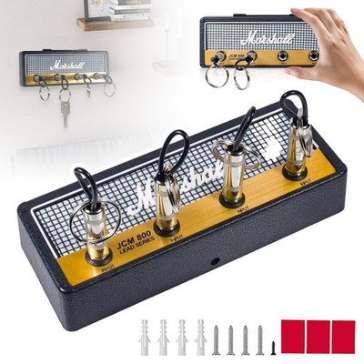 Marshall Schlüsselbrett Schlüsselhalter Wandmontage Gitarre Haken Schwarz DE